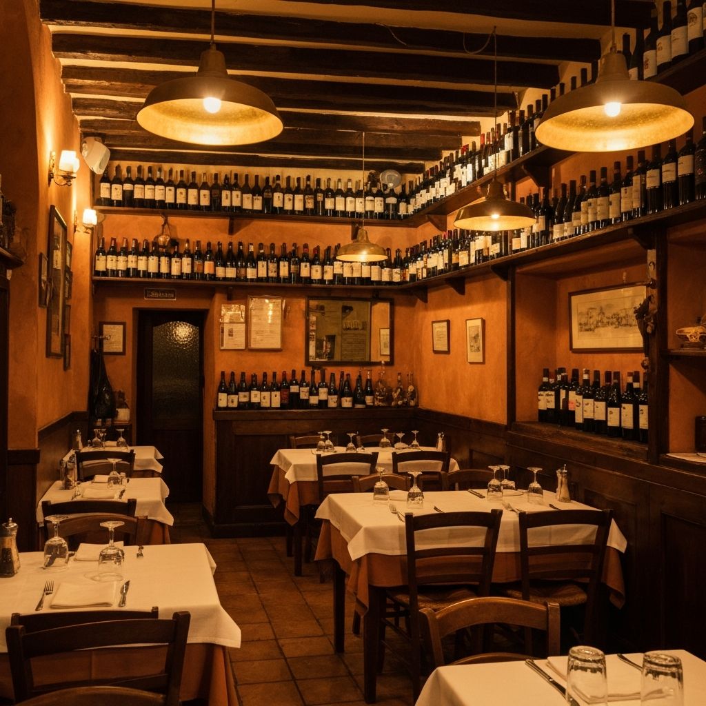 Sala del ristorante Histeria Romana